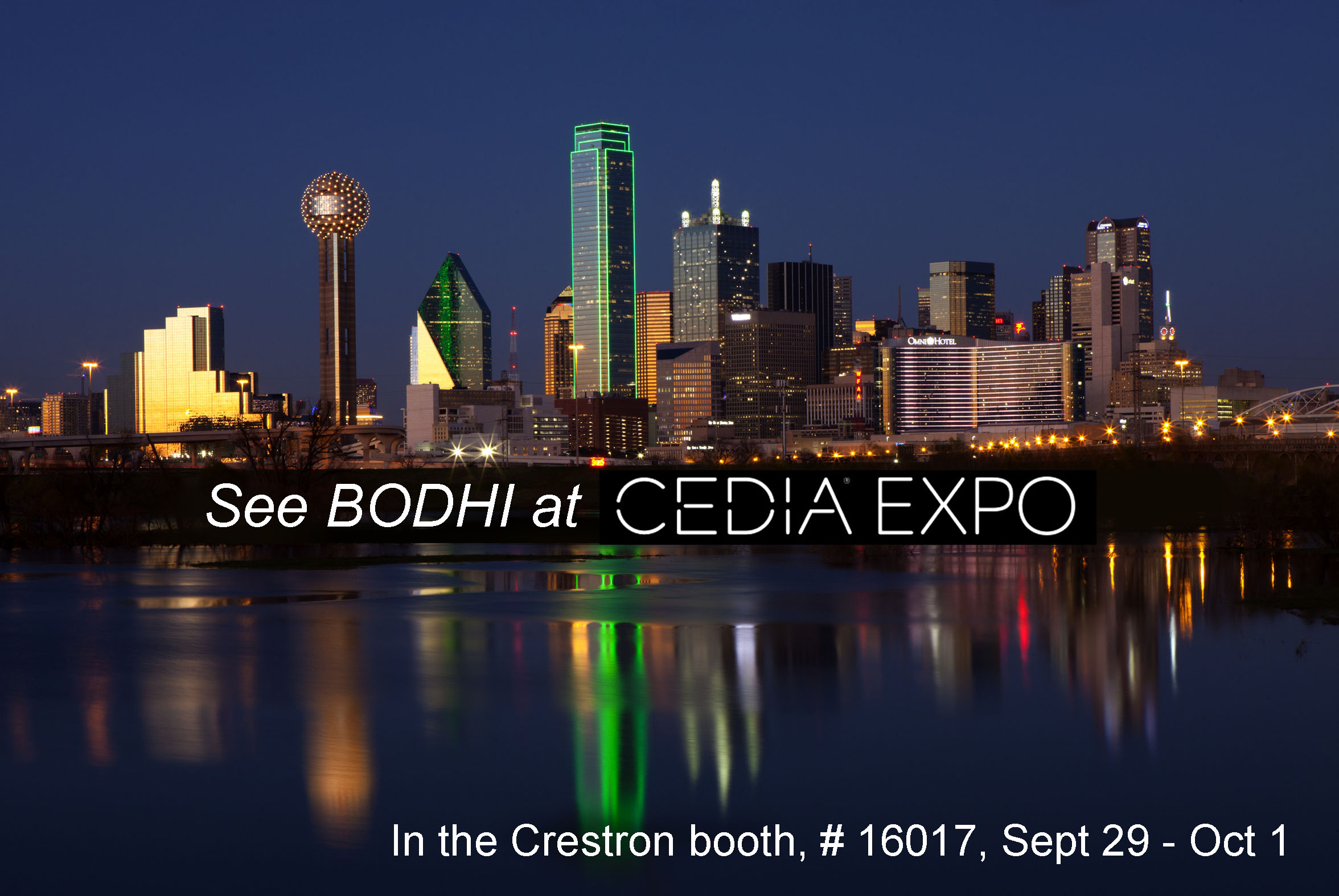 See Bodhi at the Crestron booth at CEDIA 2022
