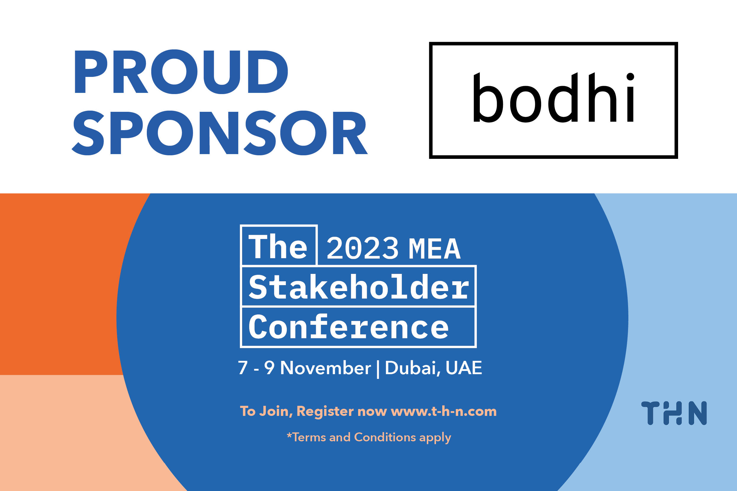 Bodhi is a proud sponsor of the Stakeholders Conference, Dubai 2023