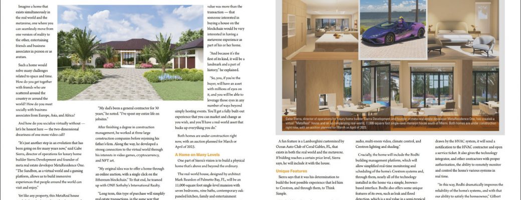 Bodhi manages world's first MetaReal mansion
