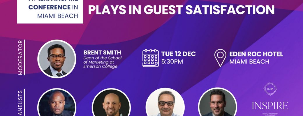 Attend our technology panel discussion at the Inspire Luxury Hospitality Conference December 12, 2023. From Check-In to Check-Out: The crucial role technology plays in guest satisfaction.